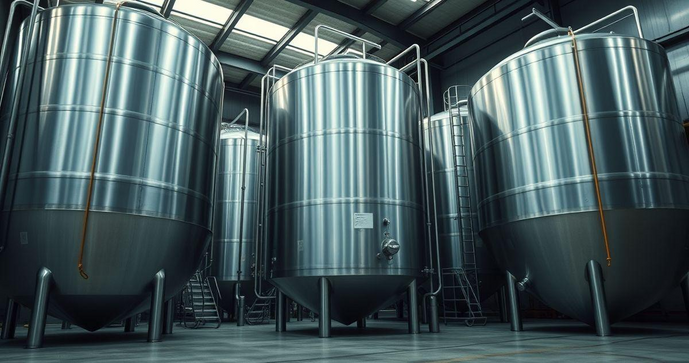 Tanques industriais em aço inox: como escolher o modelo ideal para sua empresa