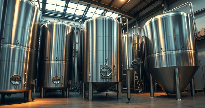 Tanques industriais em aço inox: como escolher o modelo ideal para sua empresa